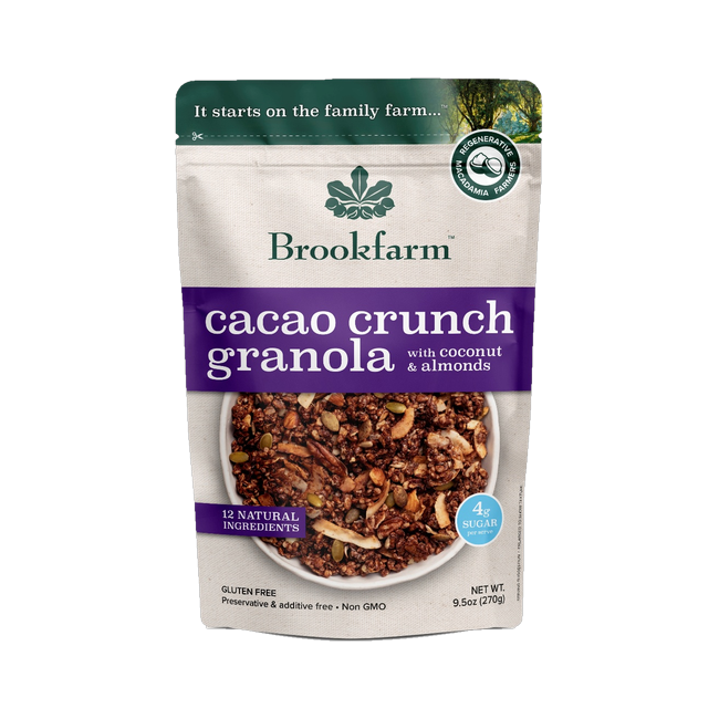 brookfarm gluten free granola cacao coconut 650