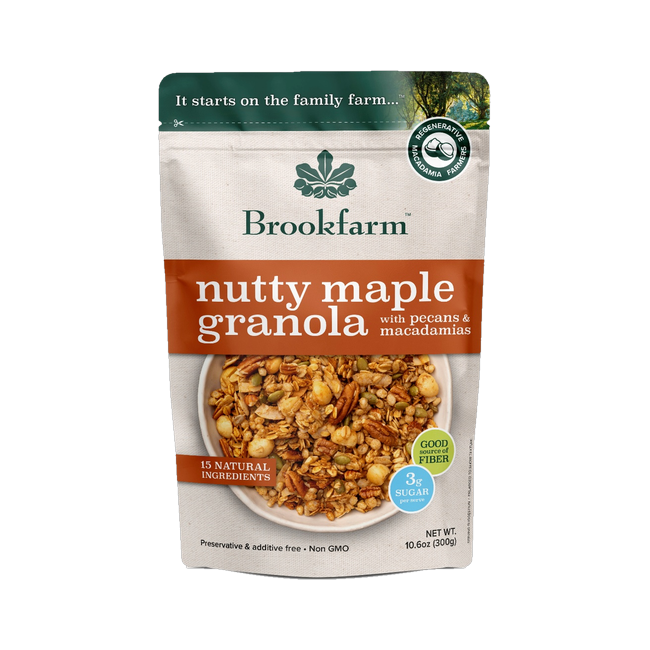 brookfarm nutty granola maple vanilla 650