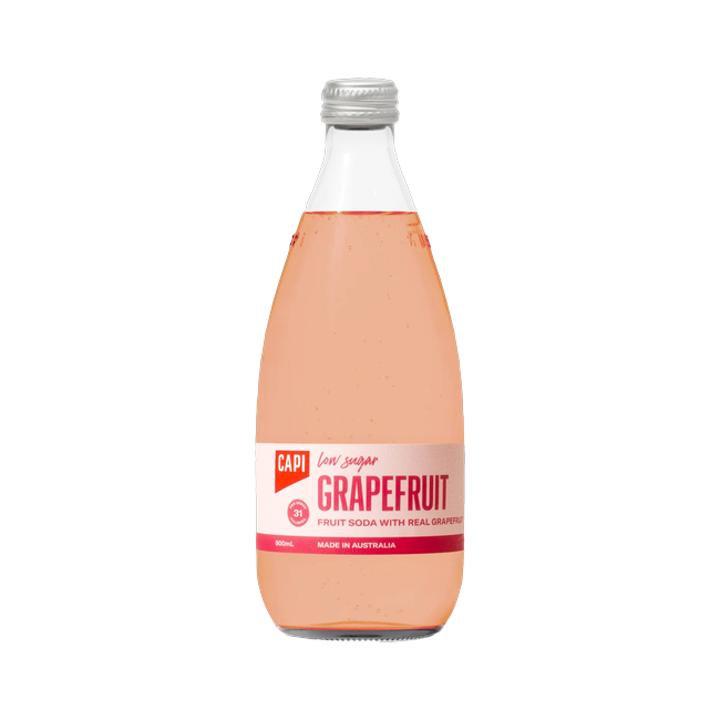 capi low sugar grapefruit soda 650
