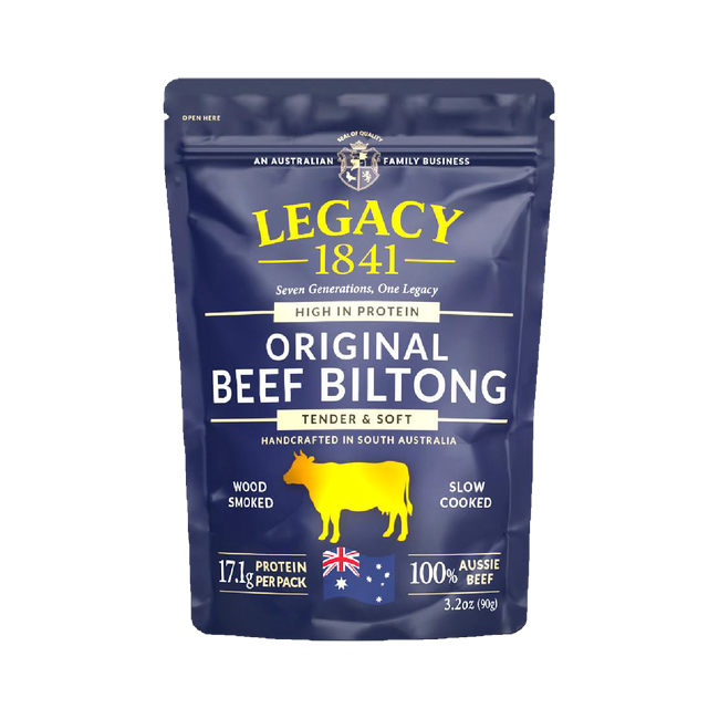 legacy1841 beef biltong original 650